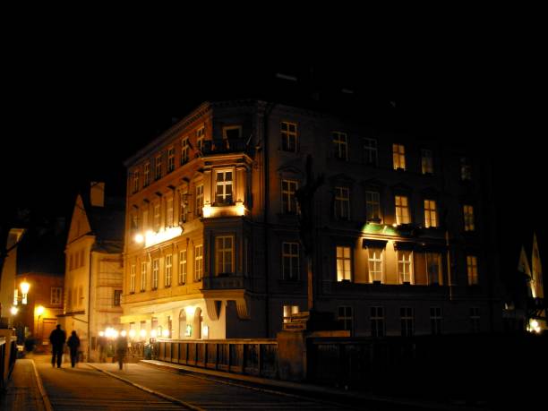 istock Cesky Krumlov by night, Czech Republic 1137535808