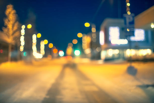 istock Defocused night Street lights. 1137537513