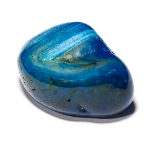 istock close-up of semiprecious stone blue agate, isolated on white background 1137541119