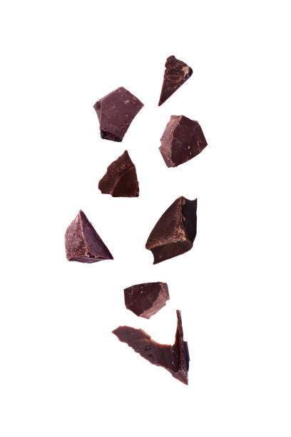 istock Chocolate piece sweet food dessert falling 1137543273
