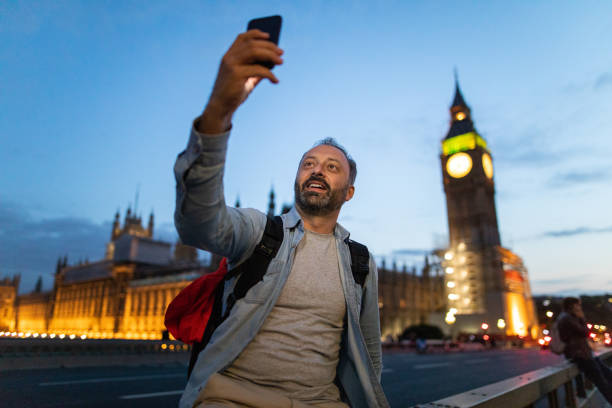 istock Selfie in front of Big Ben 1137543535