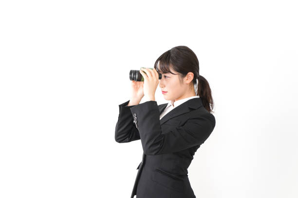 istock Young business woman checking something 1137546227