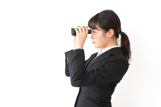 istock Young business woman checking something 1137546374