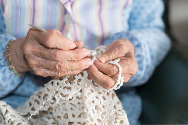 istock Hands of elderly person 1137549219