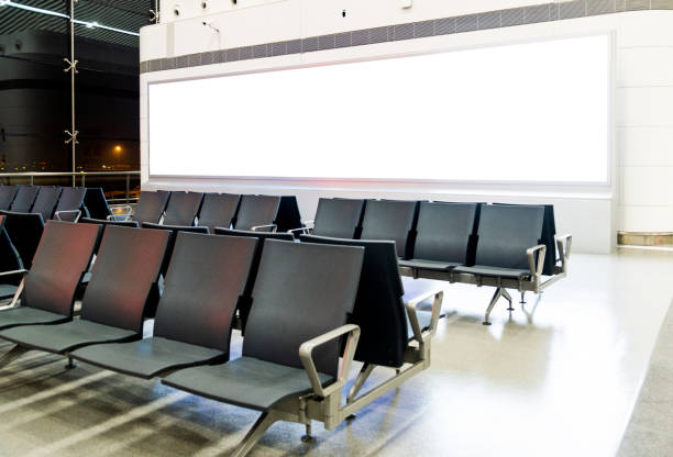 istock Blank billboard in the airport waiting area 1137549459