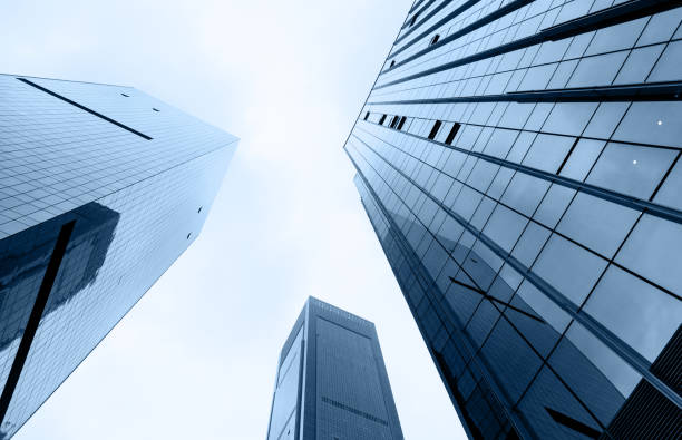 istock Looking at the skyscrapers from below 1137550815