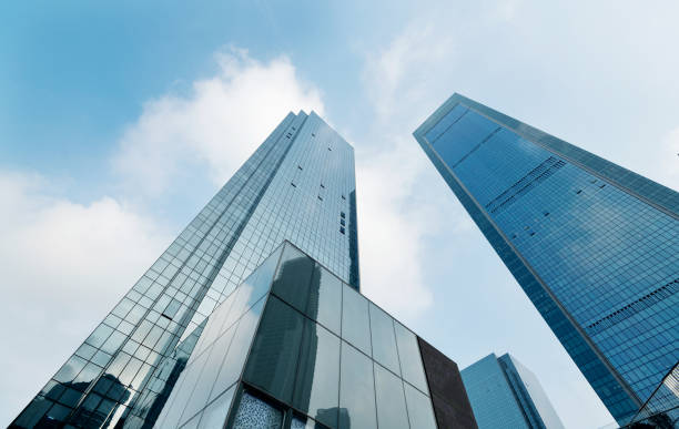 istock Looking at the skyscrapers from below 1137550863