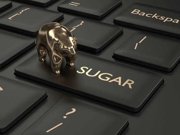 istock 3d render of keyboard with sugar button and bear 1137552178