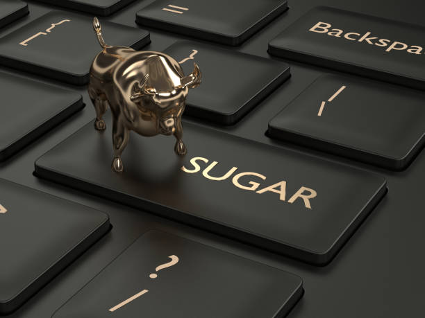 istock 3d render of keyboard with sugar button and bull 1137552180