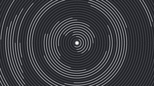 Abstract circles Circle, Motion, Hypnose, Technology, Internet repetition stock illustrations