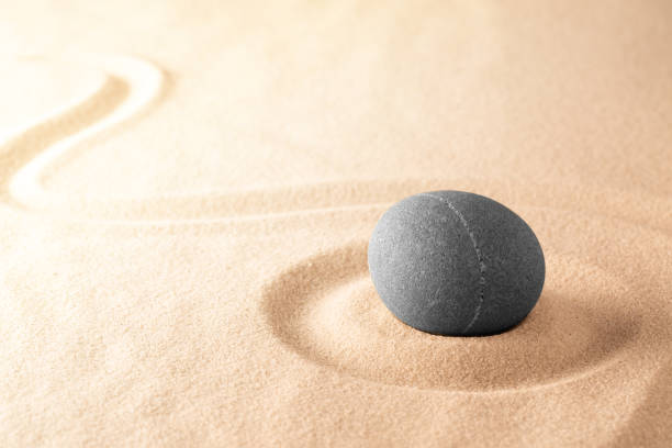 istock Spa wellness or mindfulness stone and sand garden 1137558006