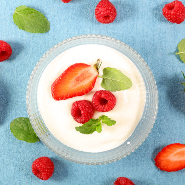 istock bowl of yogurt and fruit 1137559216