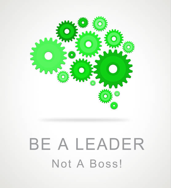 istock Boss Vs Leader Icon Means Leading A Team Better Than Managing 3d Illustration 1137563743