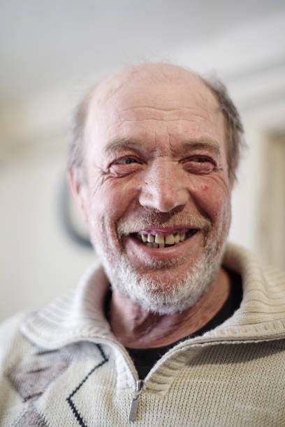 istock Portrait of a smiling elderly man 1137564268