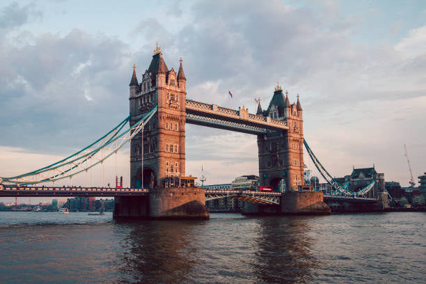 istock Spectacular Tower Bridge in London at sunset 1137564438