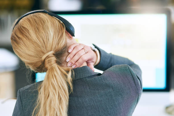 istock Some calls can be a pain in the neck 1137568076