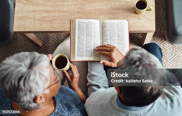 Lets Turn The Page Stock Photo - Download Image Now - Bible, Reading, Senior Adult