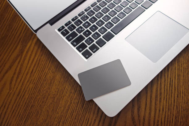 istock Shopping online with credit card 1137573470