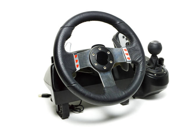A racing wheel for the racing video games and racing simulators