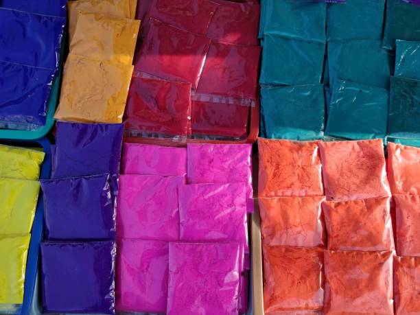 istock Colorful powder on an Indian market 1137576844