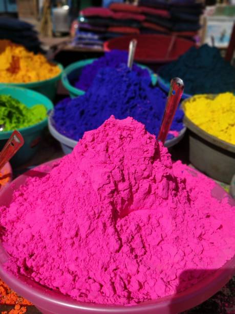 istock Colorful powder on an Indian market 1137576892