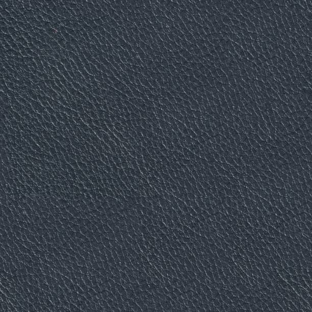 istock Dark luxury blue leather abstract texture. Seamless square background, tile ready. 1137577065