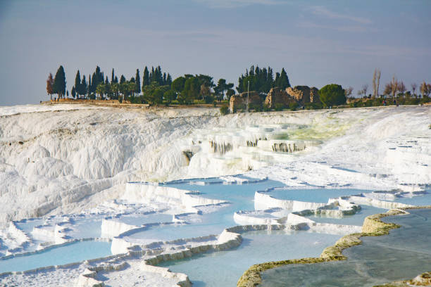 istock Travertines in Pamukkale, Turkey. 1137577770