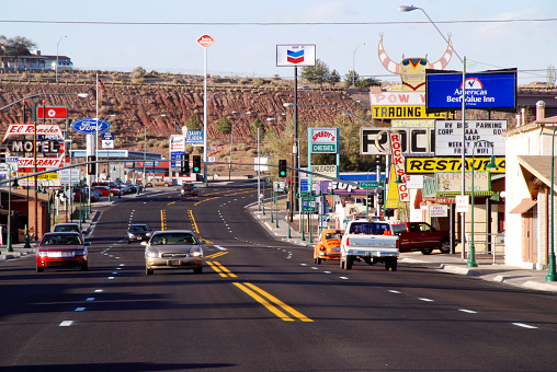Holbrook, Arizona, 10/05/2009
Holbrook's main street ist part of world famous Route 66