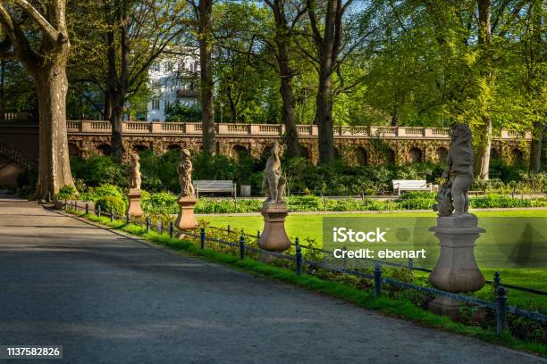 Statues At The Neobaroque Körnerpark In Berlinneukölln Stock Photo - Download Image Now