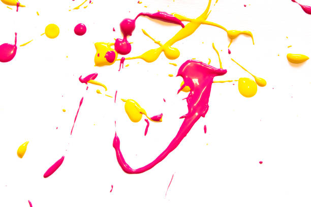 Messy Paint Splatters Background