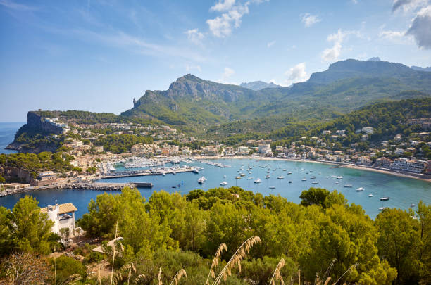 istock Panoramic view of Port de Soller, Mallorca. 1137585296