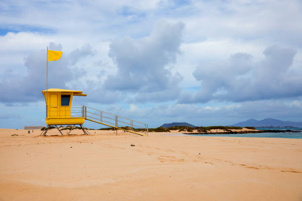 istock Lifeguard tower on beach , Canary Islands 1137589162
