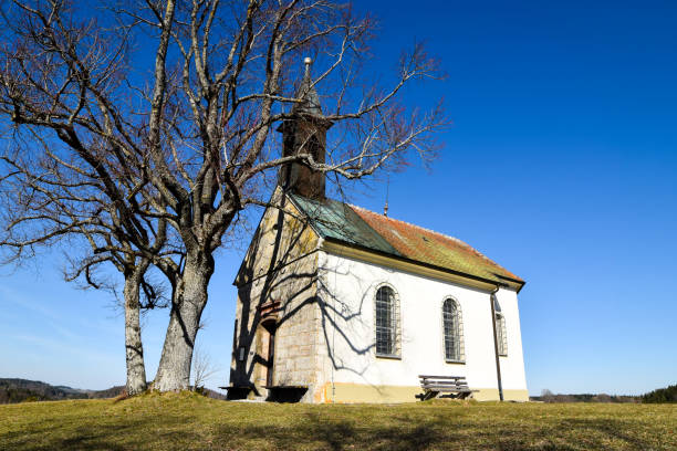 istock St. Wolfgang's chapel in Obernheim, Germany. 1137592126
