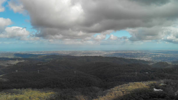 istock Panoramic aerial view of Mt Lofty in Adelaide, Australia 1137596103