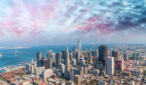 istock San Francisco aerial skyline from helicopter on a sunny summer day 1137596742