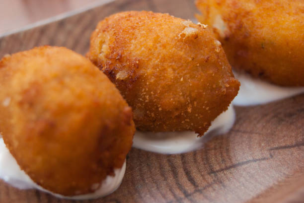 istock Inviting fried meat and vegetable croquettes 1137598119