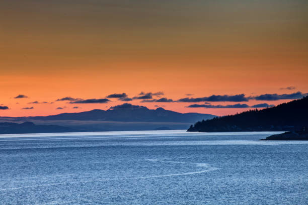 istock sea inlet at sunset 1137600304
