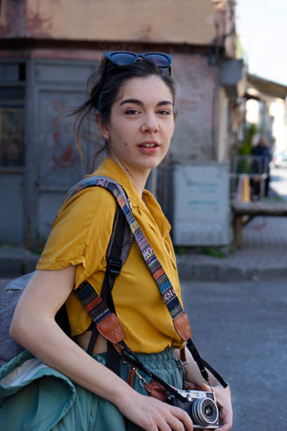 istock Young traveller girl 1137601171