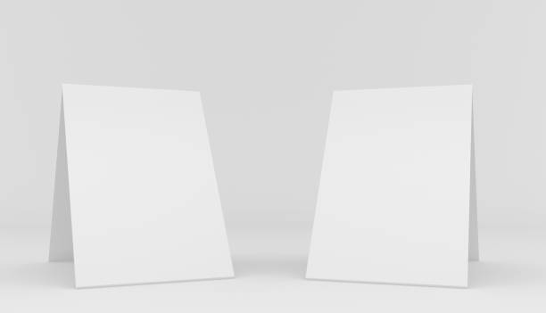 istock Two Blank promotional stands 1137605685