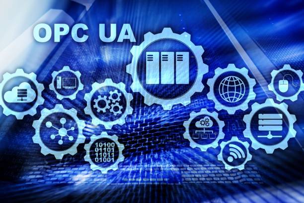istock OPC Unified Architecture. Data Transmission in Industrial Networks concept. 1137608161