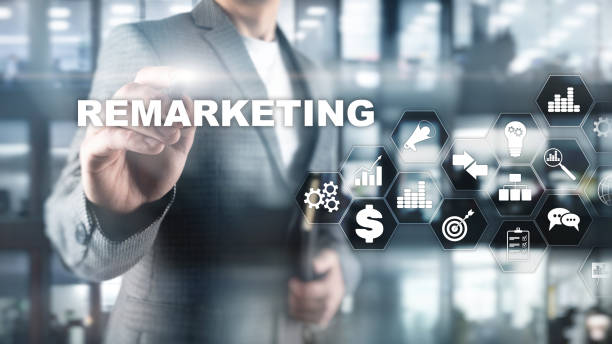istock Remarketing Business Technology. Internet and network concept. Mixed media. Financial concept on blurred background. 1137610233