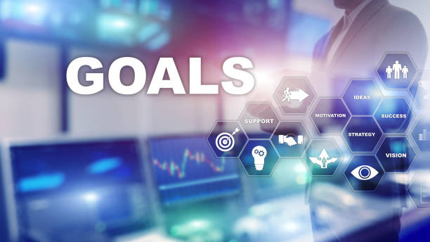 istock Target Goals Expectations Achievement Graphic Concept. Business development to success and growing growth. 1137610445