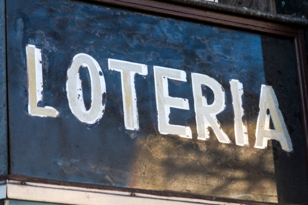 istock Lottery poster in Spanish language. Ancient and traditional aspect. 1137614077