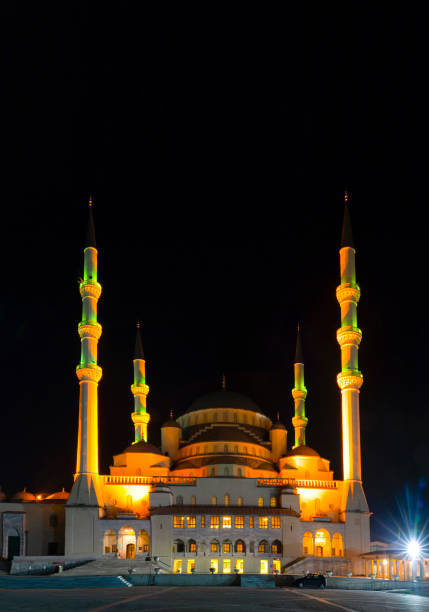 istock Kocatepe Mosque in the night, Ankara, Turkey 1137624941