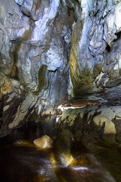 istock Inside a rocky cave in rural England 1137627057