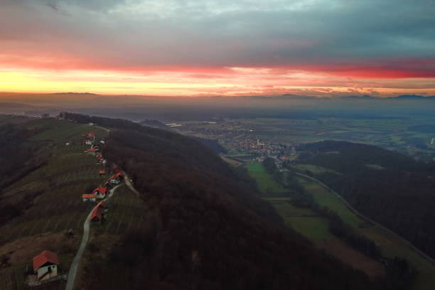 istock Countryside in the late evening 1137628465
