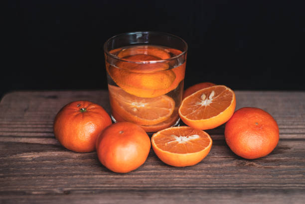 istock A glass of Drink with Fresh Oranges. 1137629414