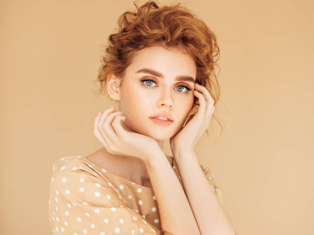 istock Studio shot of young beautiful girl 1137629486