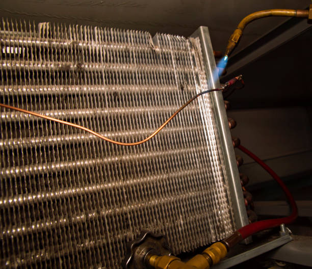 istock refrigerator repair - equipment and tools of a specialist in work 1137636443