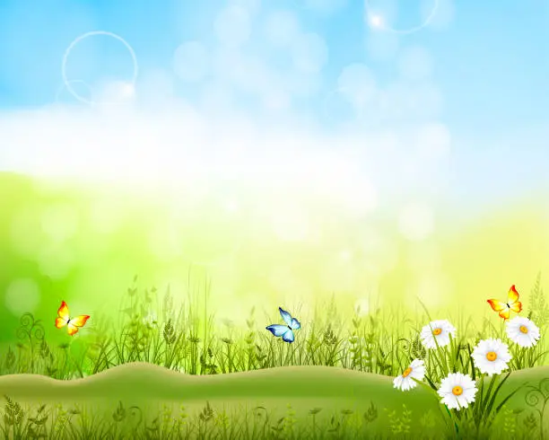Vector illustration of Spring Background